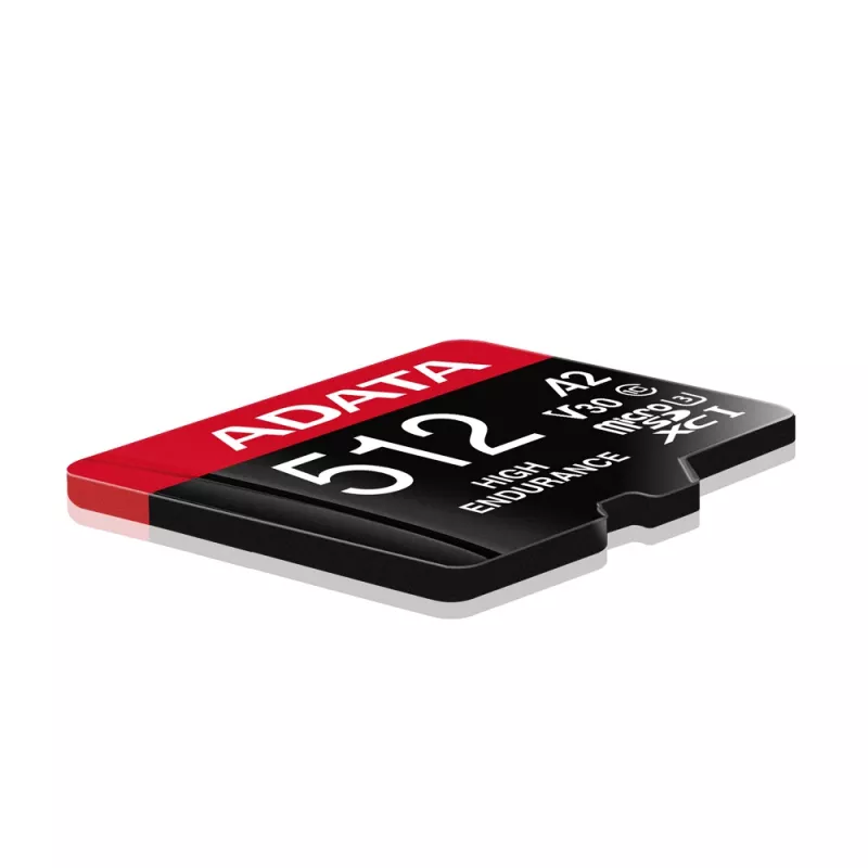 MicroSDXC pamäťová karta ADATA 512GB UHS‑I U3 V30 Class 10 A2, 100/85 MB/s, vodotesná
