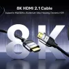 HDMI kábel UNITEK C11086GY01-1M 1m 2.1 48 Gbit/s čierny sivý