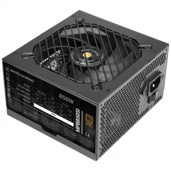 Mars Gaming MPB850SI napájací zdroj 850 W 24-pin ATX ATX čierna