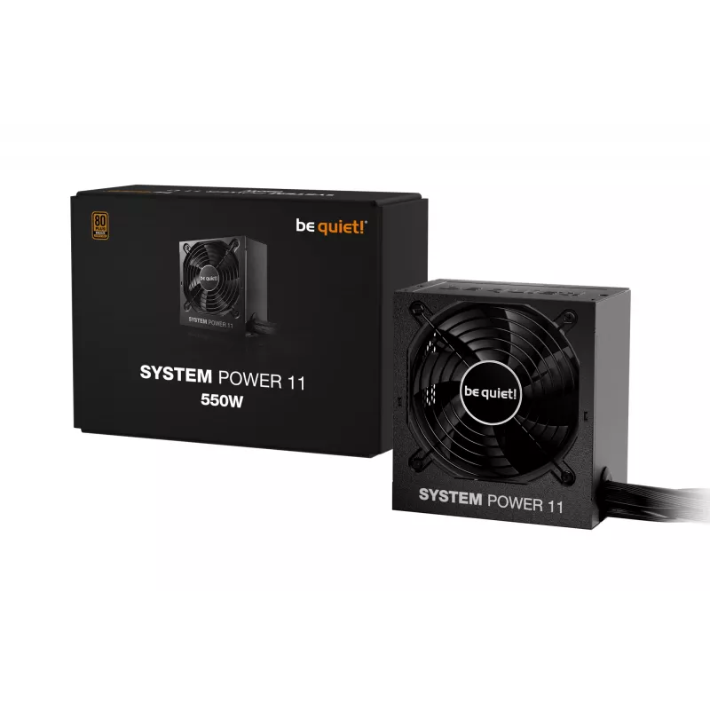 be quiet! System Power 11 550W PC napájací zdroj 20+4-polohový ATX ATX čierny