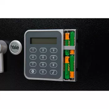 Samostatne stojaci trezor Yale YSG/250/DB2 — oceľ, kombinovaný zámok, 16 l, čierny, montáž na podlahu/stenu