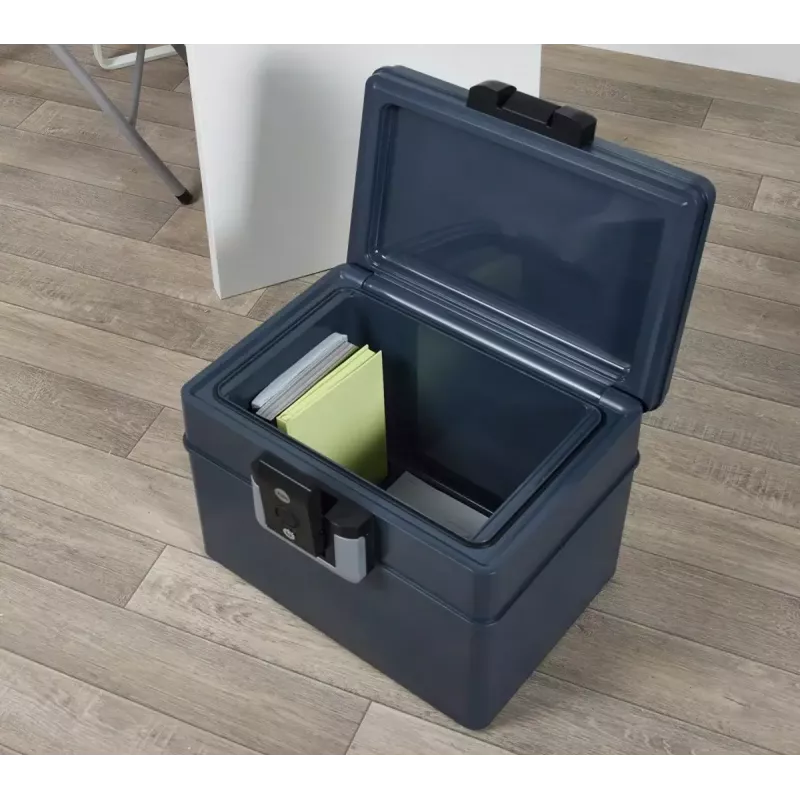 Samostatne stojaci trezor Yale YFWC/329/KB1 16,5 l kľúčový zámok čierny sivý