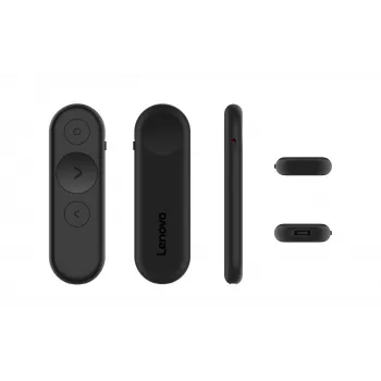 Lenovo prenosný nabíjateľný prezenter, Bluetooth, čierna