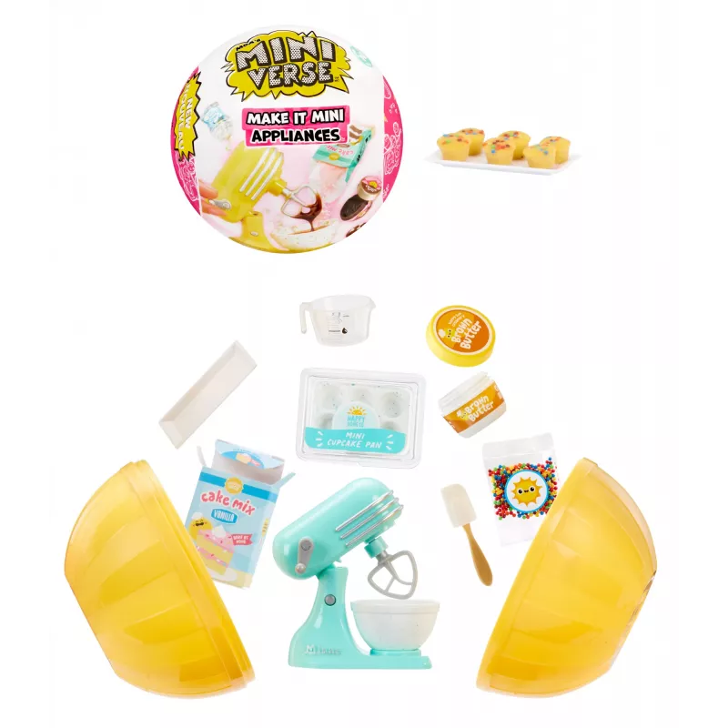 Miniverse MGA's - Make It Mini Appliances séria 2 v PDQ, 8 rokov, viacfarebné, plast