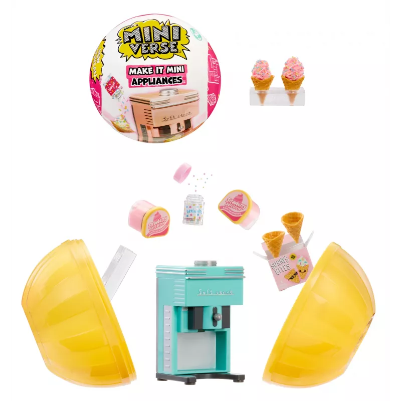 Miniverse MGA's - Make It Mini Appliances séria 2 v PDQ, 8 rokov, viacfarebné, plast