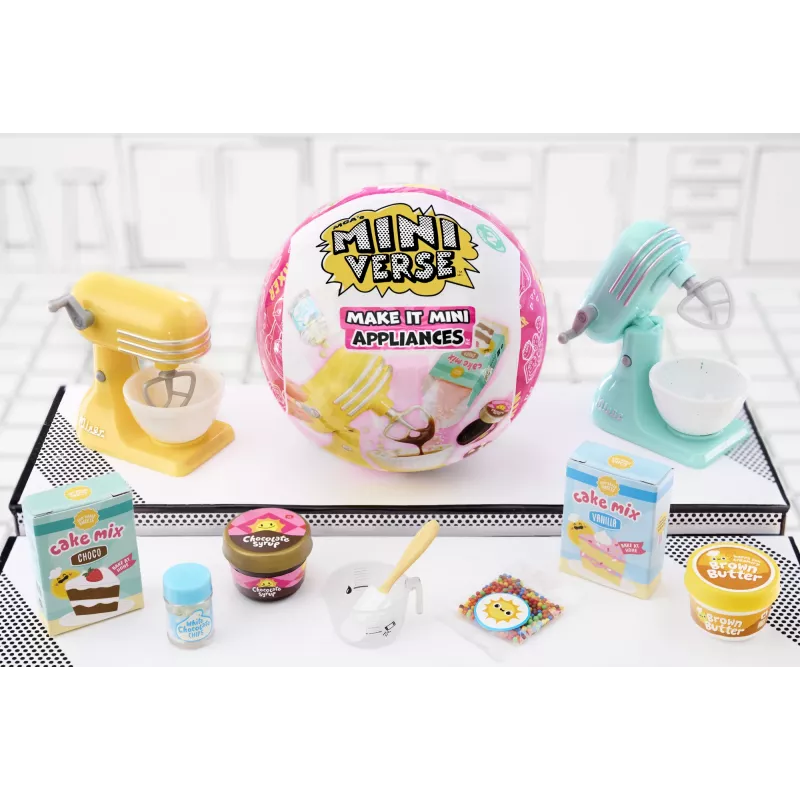Miniverse MGA's - Make It Mini Appliances séria 2 v PDQ, 8 rokov, viacfarebné, plast