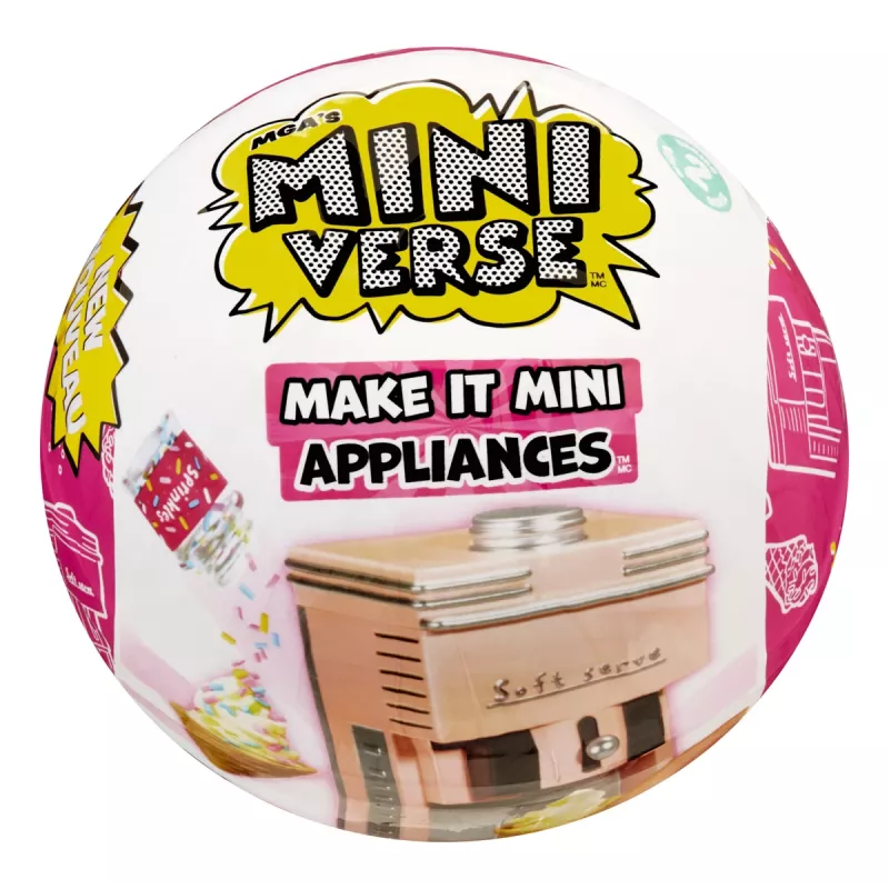 Miniverse MGA's - Make It Mini Appliances séria 2 v PDQ, 8 rokov, viacfarebné, plast