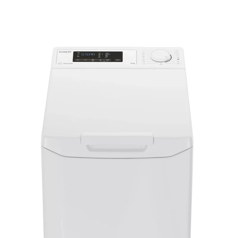Candy TCAS265D3-S práčka s horným plnením 6 kg 1200 ot/min biela