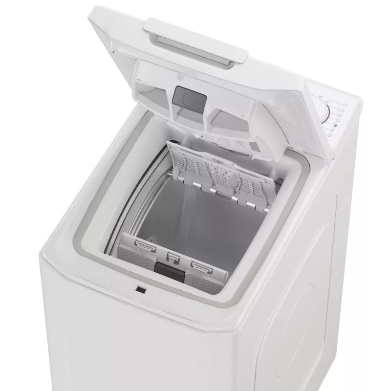 Candy TCAS265D3-S práčka s horným plnením 6 kg 1200 ot/min biela