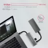 Axagon HMC-5G21 USB 10Gbps hub, 2x USB-A, 2x USB-C, HDMI 4k/30Hz, PD 60W, USB-C kábel