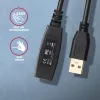 Axagon ADR-207 USB predlžovací kábel 7,5 m USB 2.0 čierny