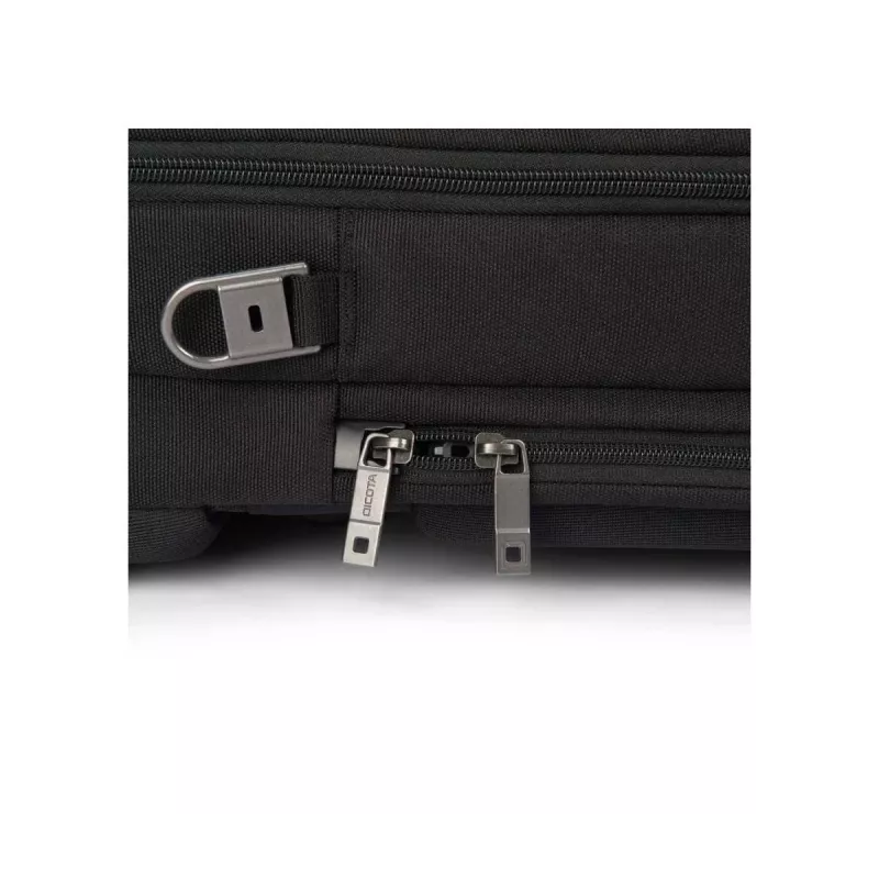 DICOTA Five – 15-17.3in batoh na notebook – čierny / 900d recyklovaný PET polyester