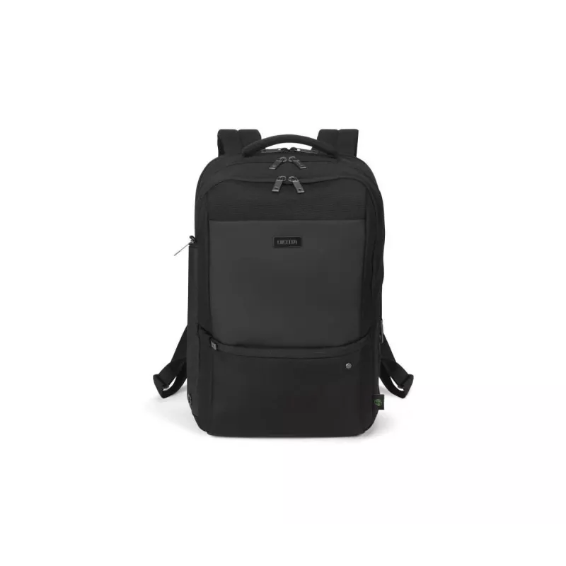 DICOTA Five – 15-17.3in batoh na notebook – čierny / 900d recyklovaný PET polyester