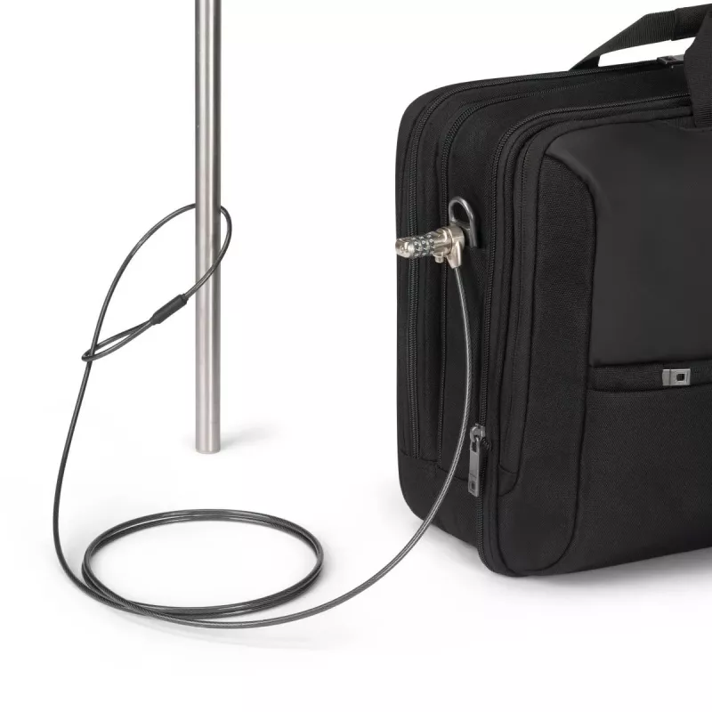 DICOTA Top Traveller Dual Five - 14-16 palcová taška na notebook - čierna / 900d recyklovaný PET polyester