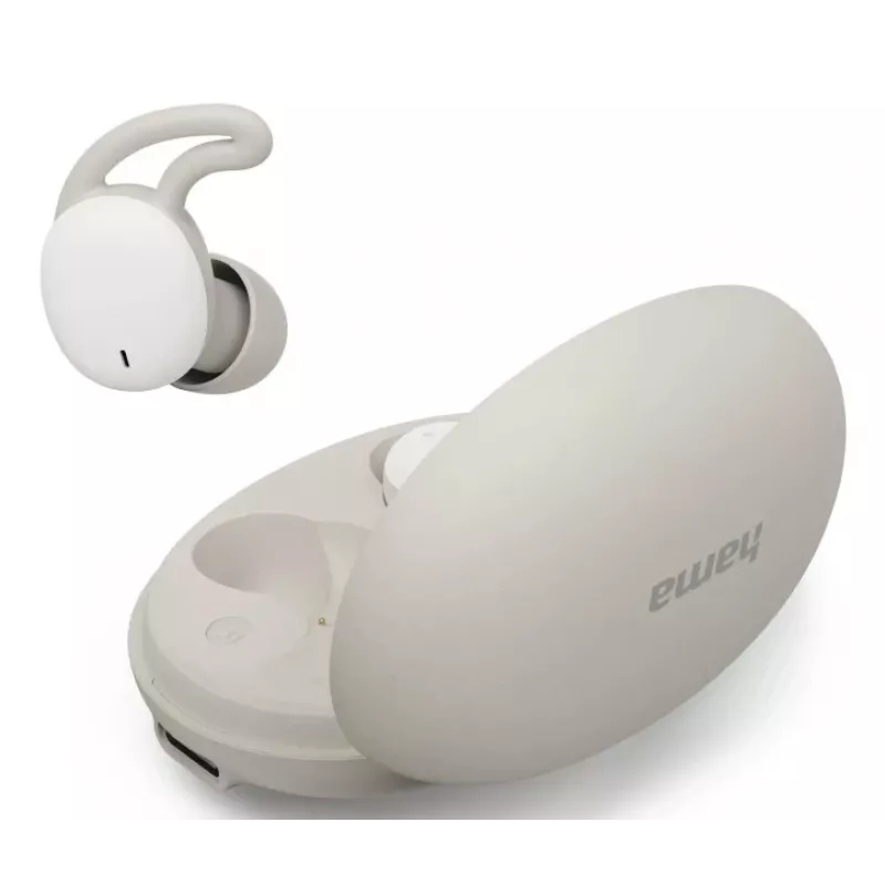 Hama Spirit Calm Headset True Wireless Stereo (TWS) In-Ear hovory/hudba Bluetooth béžová, biela
