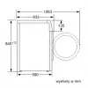 Práčka s predným plnením Bosch WAN2405MPL, 7 kg, 1200 ot/min, energetická trieda A, LED displej, biela