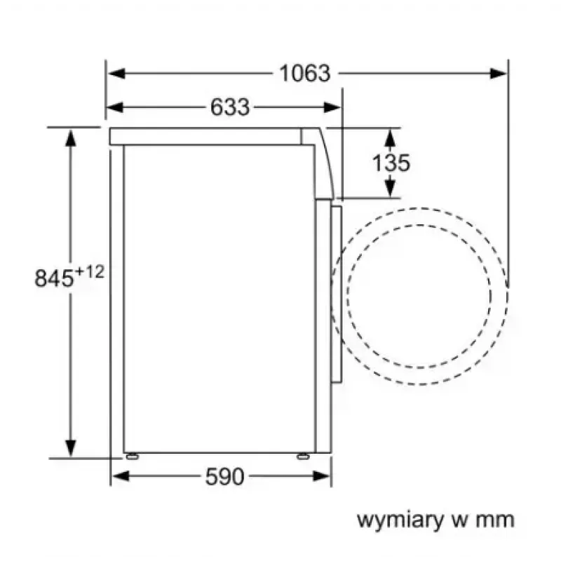 Práčka s predným plnením Bosch WAN2405MPL, 7 kg, 1200 ot/min, energetická trieda A, LED displej, biela