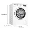 Práčka Bosch WUU28T10PL, predné plnenie, kapacita 8–9 kg, 1400 ot/min, energetická trieda A