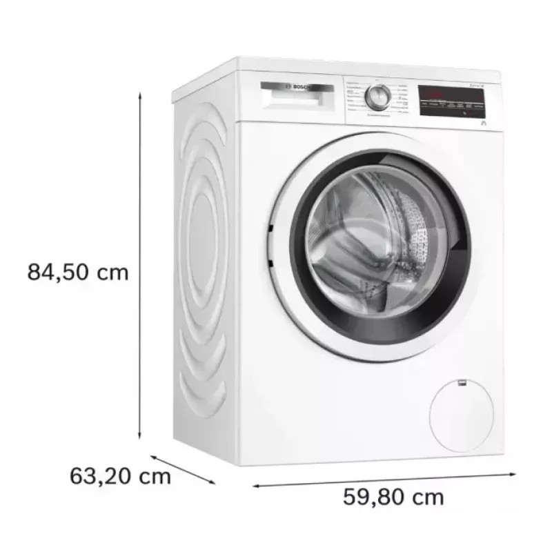 Práčka Bosch WUU28T10PL, predné plnenie, kapacita 8–9 kg, 1400 ot/min, energetická trieda A