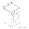 Práčka Bosch WUU28T10PL, predné plnenie, kapacita 8–9 kg, 1400 ot/min, energetická trieda A