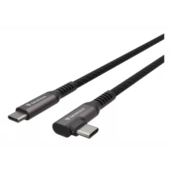 GENESIS NVC-2218 USB kábel USB 3.2 Gen 2 (3.1 Gen 2) 3 m USB C čierny, sivý