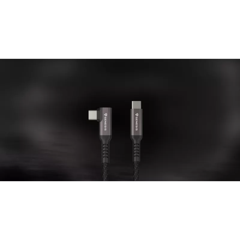 GENESIS NVC-2219 USB kábel USB 3.2 Gen 2 (3.1 Gen 2) 5 m USB C čierny, sivý