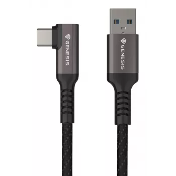 GENESIS NVC-2220 USB kábel USB 3.2 Gen 1 (3.1 Gen 1) 3 m USB A USB C čierna, sivá