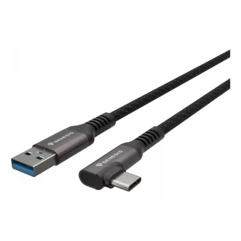 GENESIS NVC-2220 USB kábel USB 3.2 Gen 1 (3.1 Gen 1) 3 m USB A USB C čierna, sivá