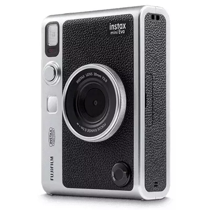 Fotoaparát Fujifilm Instax mini Evo 1/5 palca 2560 x 1920 pixelov 62 x 46 mm CMOS čierny