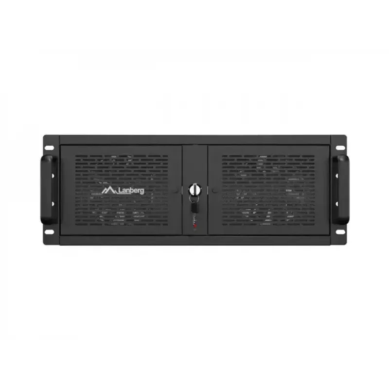Rack skriňa Lanberg SC01-5204-12B 4U čierna 5 ventilátorov