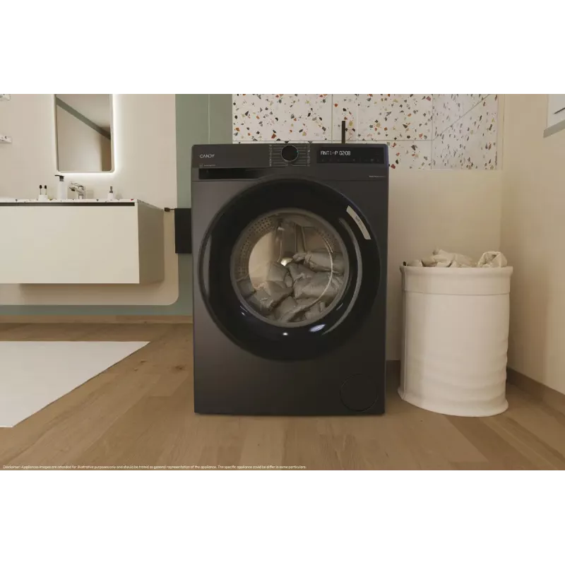 Candy BR 47SBL8G-S práčka s predným plnením 7 kg 1400 ot/min sivá