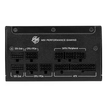 MSI MPG A1000GS PCIE5 napájací zdroj 1000 W 24-Pin ATX ATX čierny