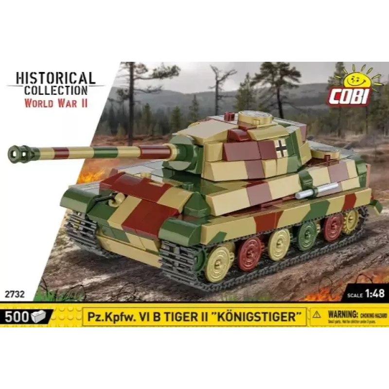 COBI 2732 Historical Collection stavebnica Pz.Kpfw. VI B Tiger II Königstiger, 500 dielikov, 1:48