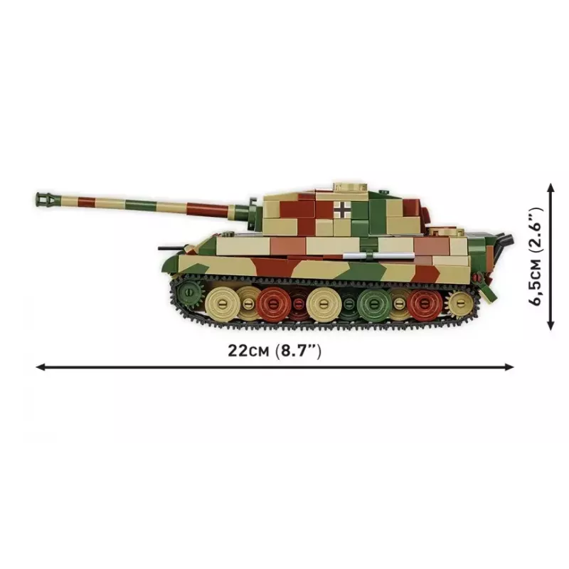 COBI 2732 Historical Collection stavebnica Pz.Kpfw. VI B Tiger II Königstiger, 500 dielikov, 1:48