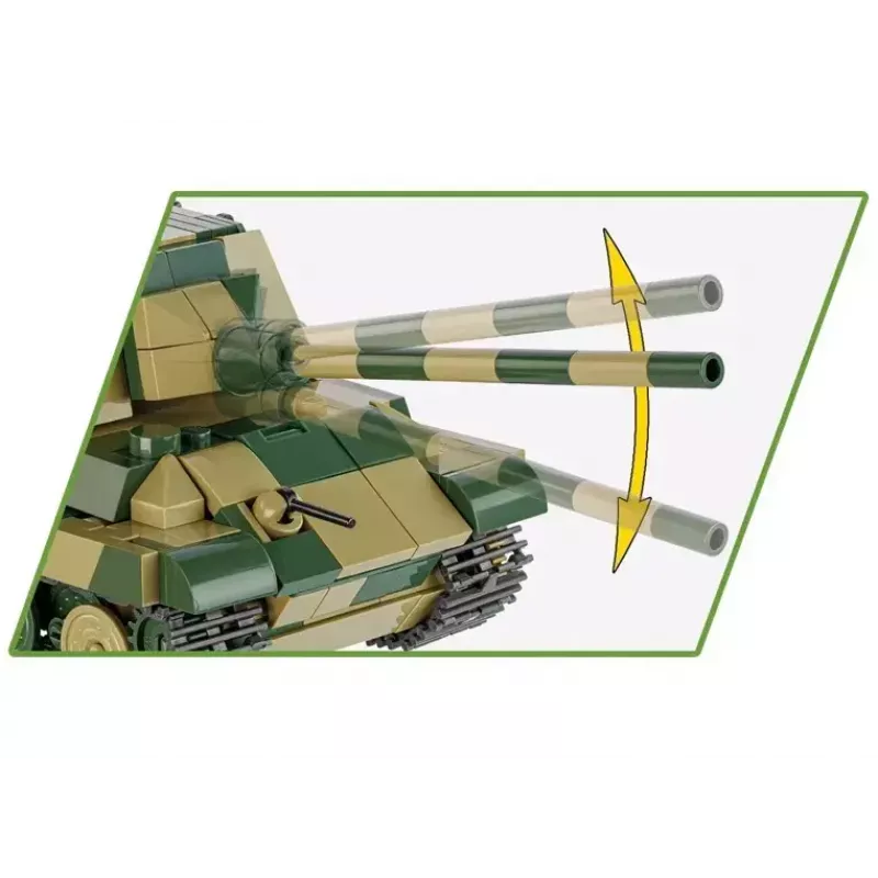 COBI 2733 Historical Collection stavebnica Panzerjäger Tiger Ausf. B Jagdtiger, 528 dielikov, 1:48