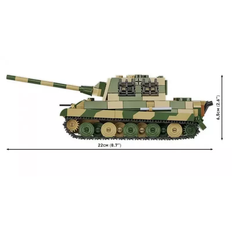 COBI 2733 Historical Collection stavebnica Panzerjäger Tiger Ausf. B Jagdtiger, 528 dielikov, 1:48