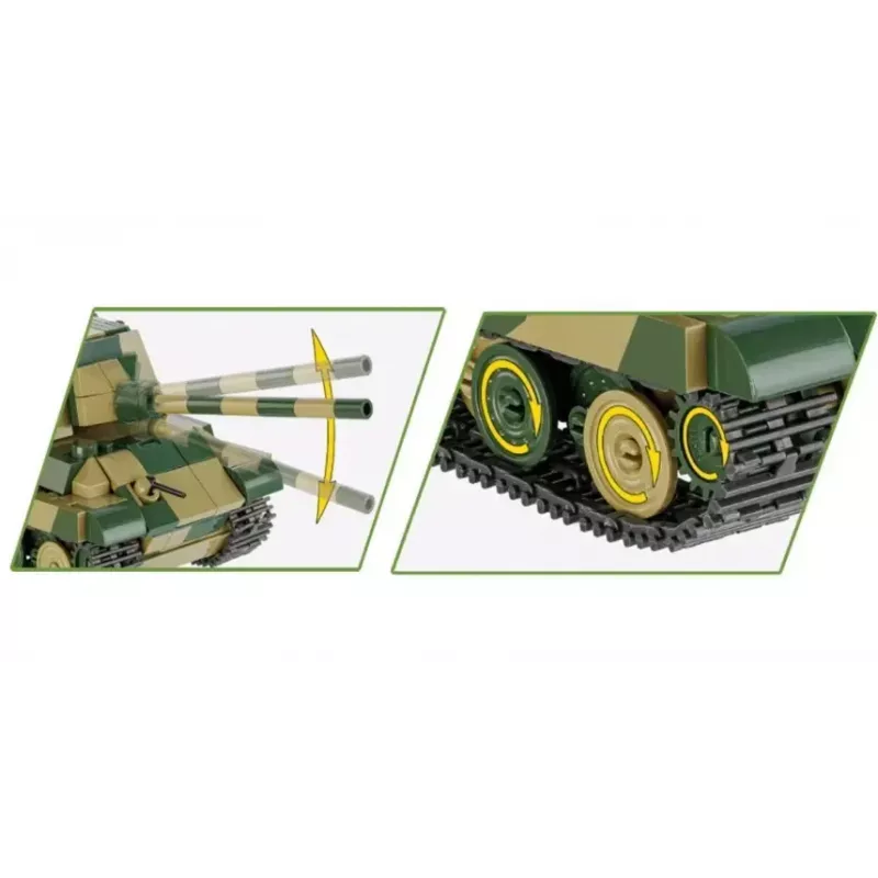 COBI 2733 Historical Collection stavebnica Panzerjäger Tiger Ausf. B Jagdtiger, 528 dielikov, 1:48