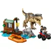 LEGO dinosaurová stavebnica T. rex River Escape 76975 — 199 dielov, 2 minifigúrky, vek 5+