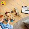 LEGO dinosaurová stavebnica T. rex River Escape 76975 — 199 dielov, 2 minifigúrky, vek 5+