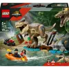 LEGO dinosaurová stavebnica T. rex River Escape 76975 — 199 dielov, 2 minifigúrky, vek 5+