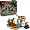 LEGO dinosaurová stavebnica T. rex River Escape 76975 — 199 dielov, 2 minifigúrky, vek 5+
