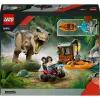 LEGO dinosaurová stavebnica T. rex River Escape 76975 — 199 dielov, 2 minifigúrky, vek 5+