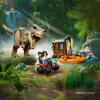LEGO dinosaurová stavebnica T. rex River Escape 76975 — 199 dielov, 2 minifigúrky, vek 5+