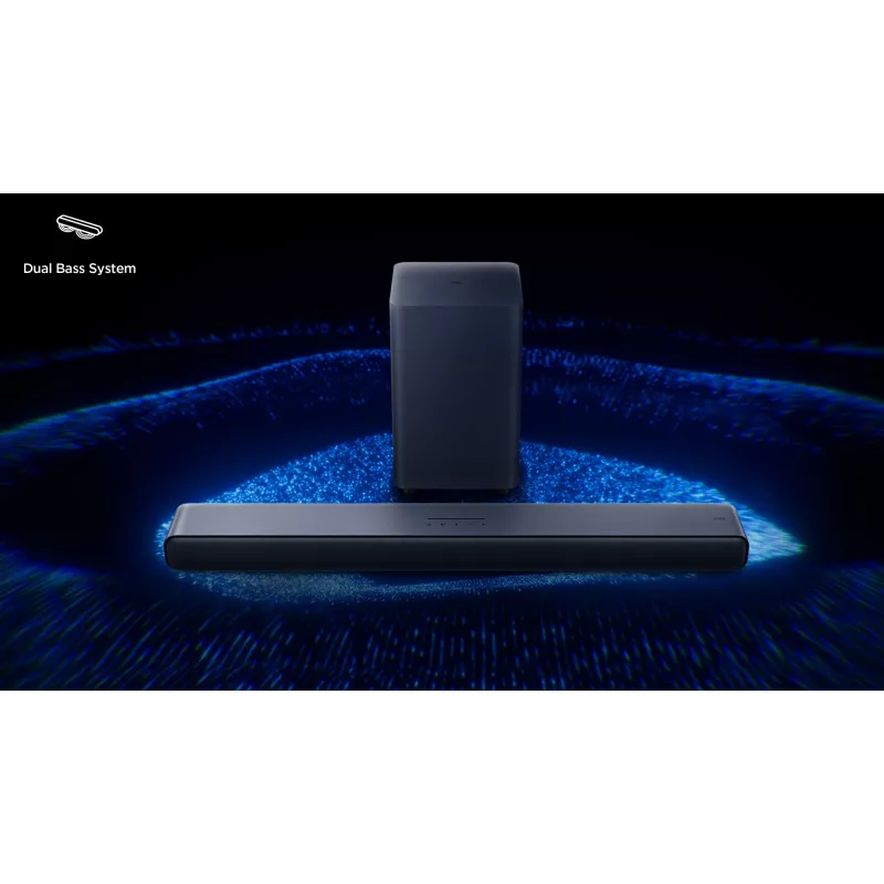 TCL S S55H Class 2.1-kanálový soundbar s Dolby Atmos, bezdrôtovým subwooferom a Bluetooth streamovaním hudby
