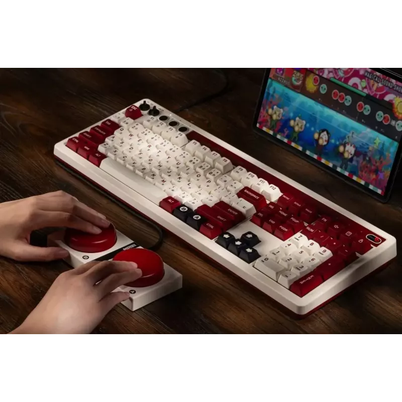 Mechanická klávesnica 8Bitdo RET00493 RGB podsvietenie kompaktná