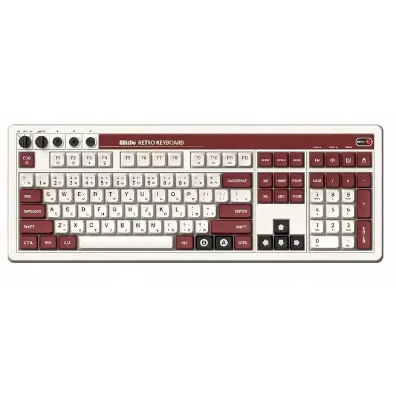 Mechanická klávesnica 8Bitdo RET00493 RGB podsvietenie kompaktná