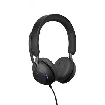 Jabra Evolve2 40 SE headset káblový hlavový most hovory/hudba USB Type-C / USB Type-A čierny