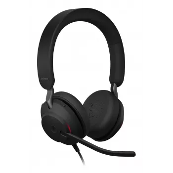 Jabra Evolve2 40 SE headset káblový hlavový most hovory/hudba USB Type-C / USB Type-A čierny