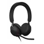 Jabra Evolve2 40 SE headset káblový hlavový most hovory/hudba USB Type-C / USB Type-A čierny