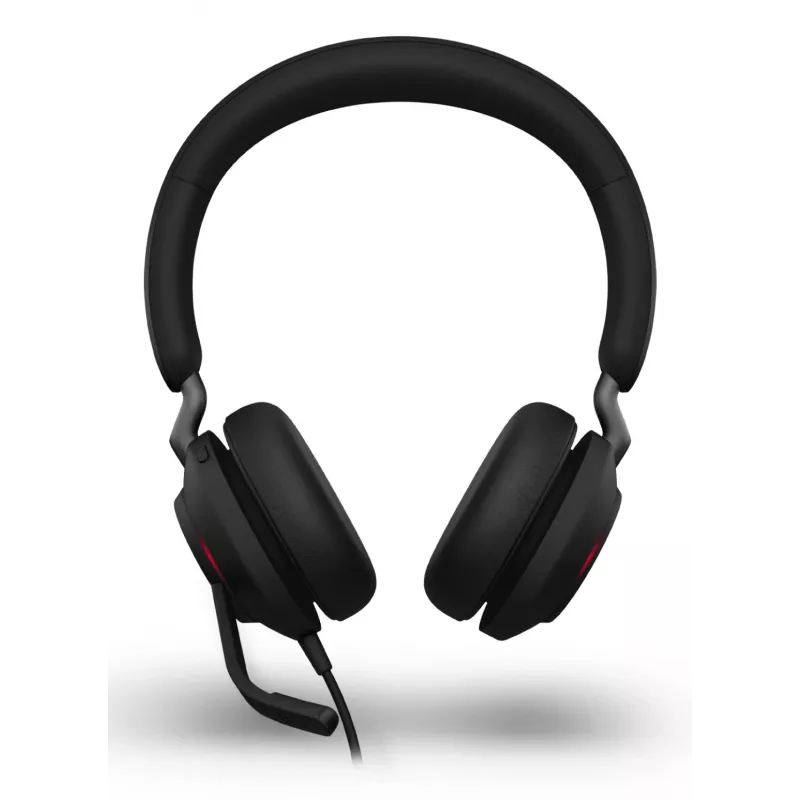 Jabra Evolve2 40 SE headset káblový hlavový most hovory/hudba USB Type-C / USB Type-A čierny